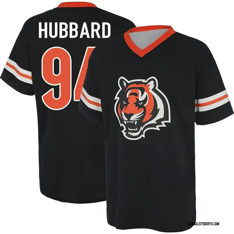 Sam Hubbard Cincinnati Bengals Men's Black Distressed Name & Number  Tri-Blend T-Shirt